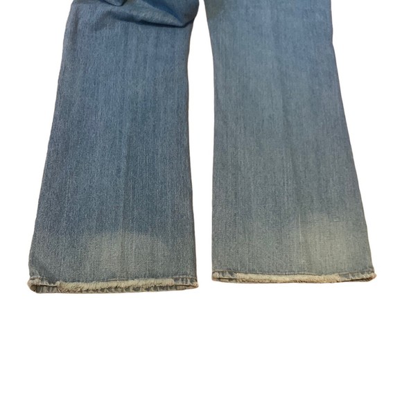 M Gordon 1998 Men's Cotton Bootcut 5 Pocket Blue Denim Jeans-sz 32x32 - Picture 3 of 6